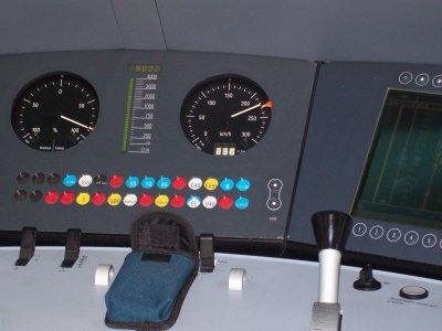 ICE train cruising at 230kph (138mph)
