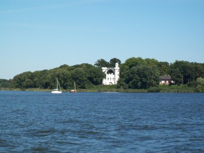 Summer Castle on Peacock Island Wannsee Berlin GER