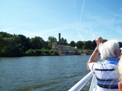 Landing on the other side of the Wannsee at Potsdam GER