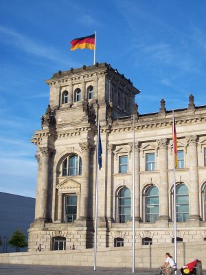 Wing of the Reichstag Berlin GER