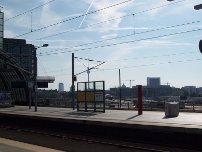Departing Berlin looking from the railroad station toward the Reichstag