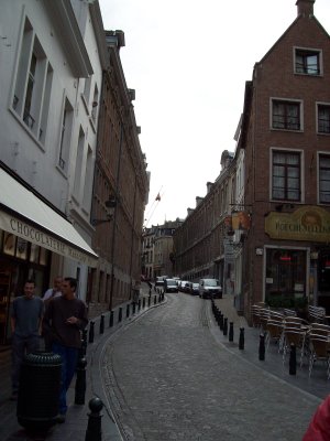 The winding streets of Brussels BEL