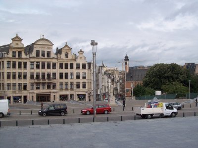 Looking downtown from the Albertina Place Brussels BEL