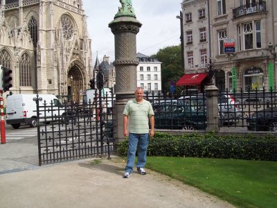 Place Du Petit Salbon Klevie Zavel with Our Lady of the Salbon Chruch Brussels BEL