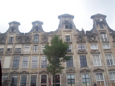 Gabels from the canal Amsterdam NL