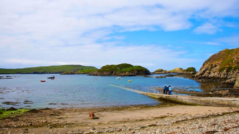  Waiting for the Handa Island Ferry