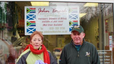 Afrikans / Scottish Butcher at Murrayfield