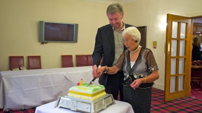 Steve and Dolly Cake Cutting