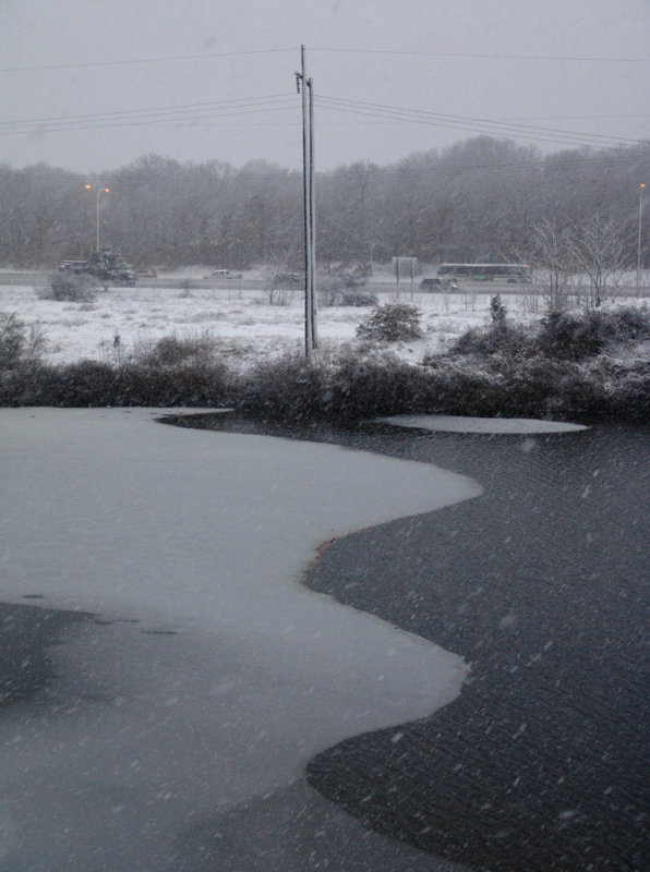 half frozen