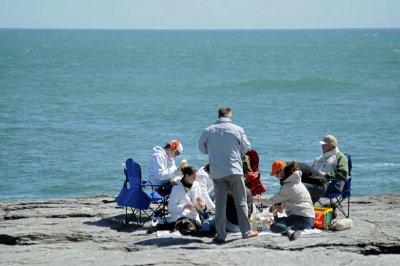 picnic by the sea