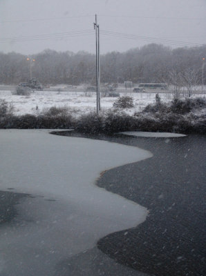 half frozen