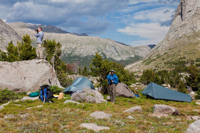Camp at the Cirque, About 10,600 ft