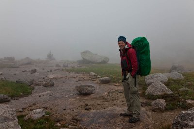 Sam on Hike out
