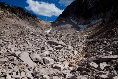 Heading for the pass