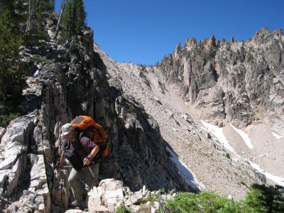 Leaving Baron Lakes