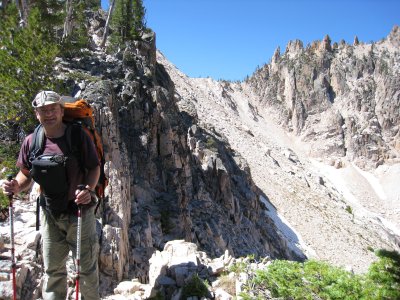 Leaving Baron Lakes