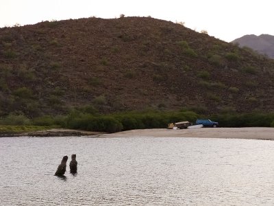 Camp at Santispac