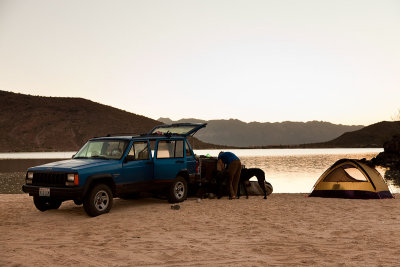 Camp at Santispac