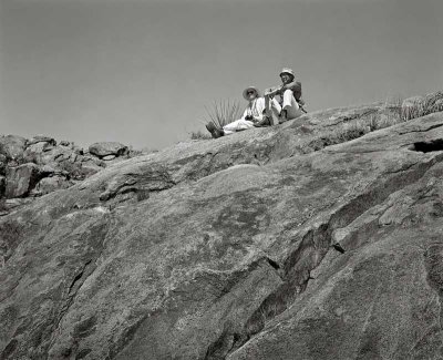John and Bea Wright, Glenn Spring, Big Bend National Park, Texas   19810318
