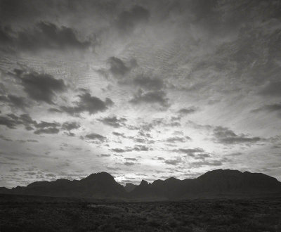 Chisos Mountains Sunrise, BBNP, Texas   19950211