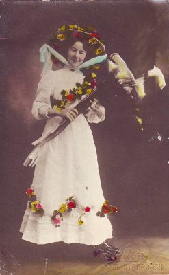 Ella dressed up for the photographer