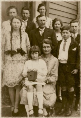 Alfred Bickley and family