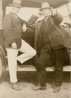 Oswald McDonagh (R) and unknown