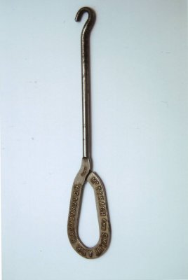 Button hook from Australian Boot Palace, Maryborough Vic. Courtesy Mike Gatty