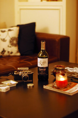 Leica and wine