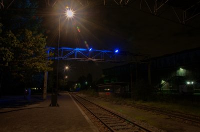 Warten auf den Nachtzug - Waiting for the nighttrain