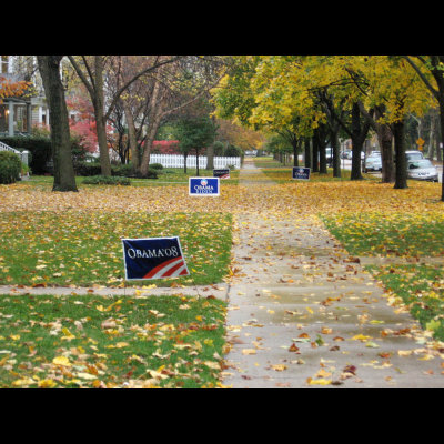 After the '08 election in Evanston...