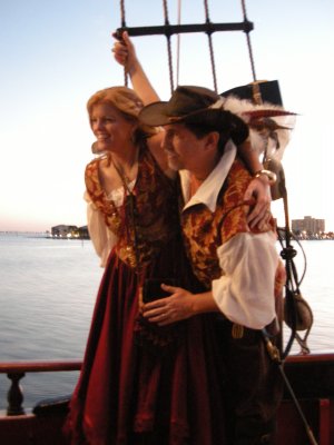Wedding Day!  Pirate wedding!