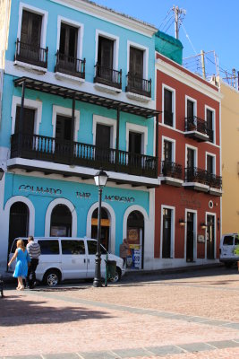 Colorful buildings
