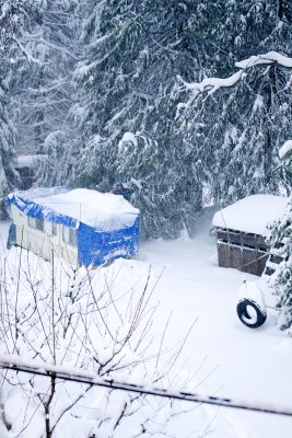 Cleaning the Snow Off of the Fluffernutter