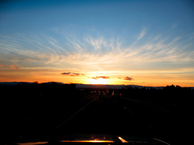 Sunset Drive to Chico