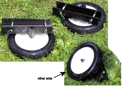 A frame wheels