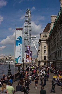 London Eye and Jubilee Walk