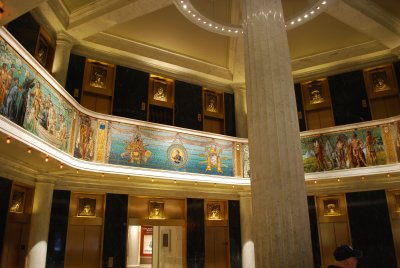 The Marquette's beautiful lobby