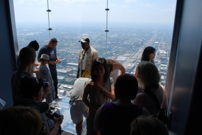 The Ledge, or glass box on the 103rd floor