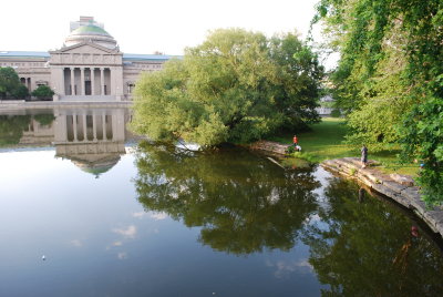 Remnants of steamer dock for Fair attendees