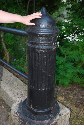 Original iron post from Fair