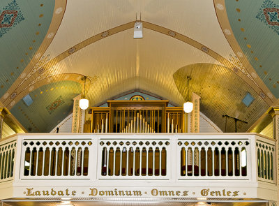 St Marys, chior loft and organ
