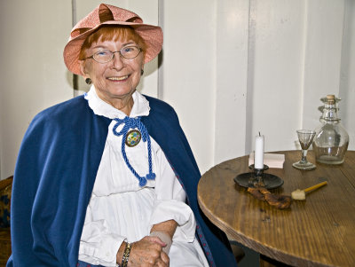 Flo, volunteer inn keeper