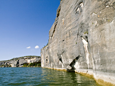 In the canyon with Panther Cave in background