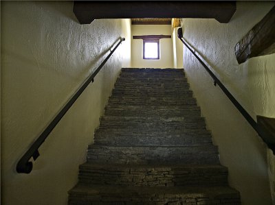 Stairway to upstairs sitting room