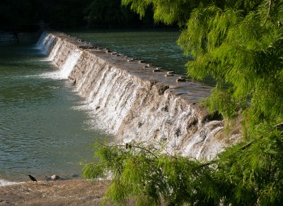 The Blanco River at the Park