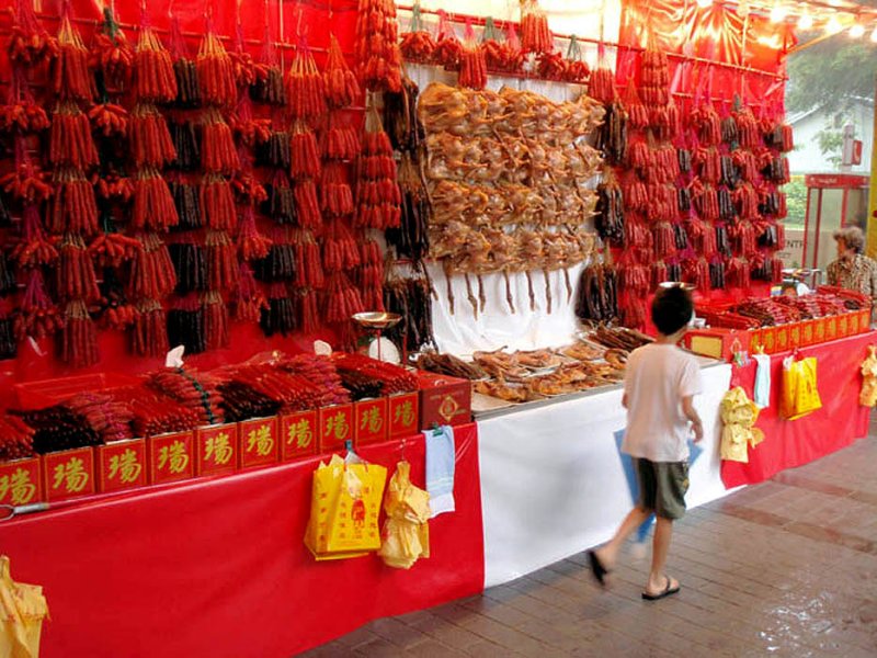 Sausages and treats for Chinese New Year, 2008