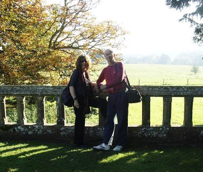 On the terrace, Sudeley Castle, Gloucestershire