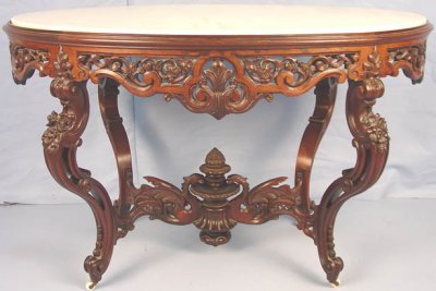 Rosewood Pierce-carved Marble top Parlor Table with Bird pattern 49in_ long 33in_ wide ca_ 1850 documented.jpg