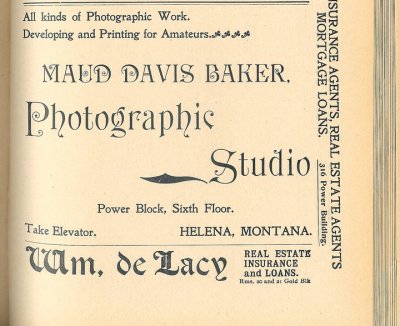 Maud Mary Davis Baker, Ada worked here